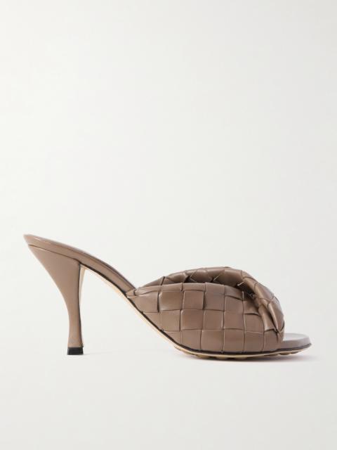 Bottega Veneta Blink Twisted Intrecciato Leather Mules