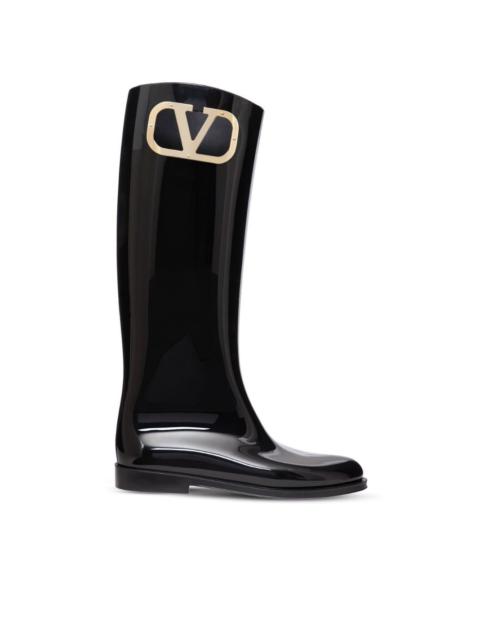 Valentino VLogo Type patent boots
