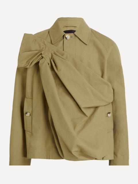 Simone Rocha Gathered Flower Sash Jacket