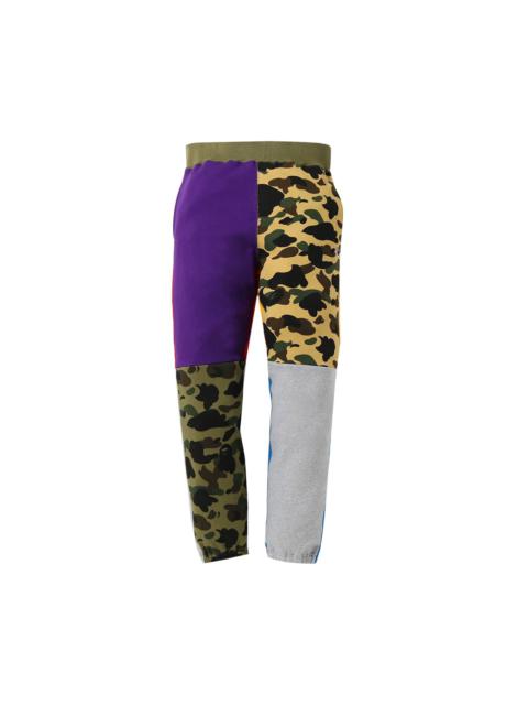 BAPE 1st Camo Crazy Sweatpants 'Multicolor'