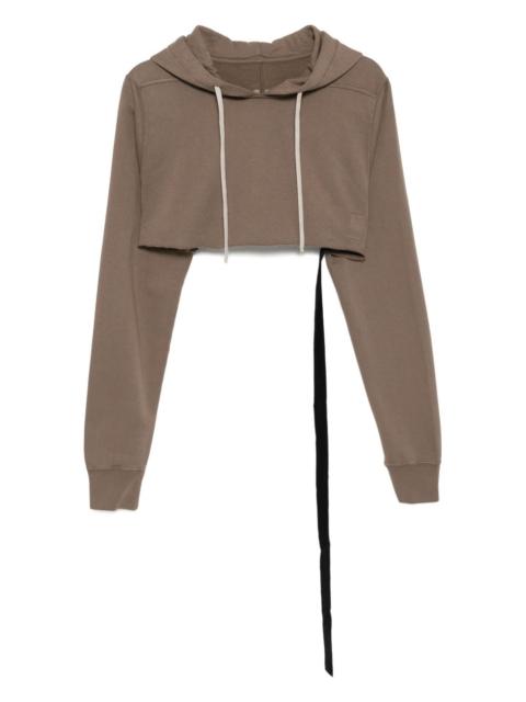 Rick Owens DRKSHDW cropped hoodie