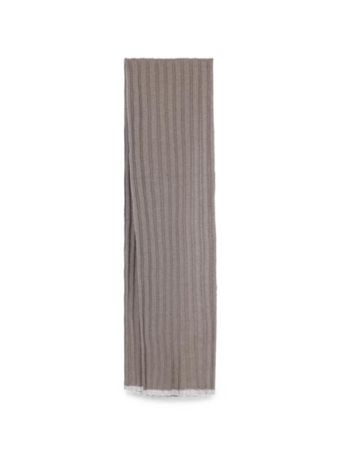 Brunello Cucinelli Brunello Cucinelli Ribbed-knit Cashmere Scarf