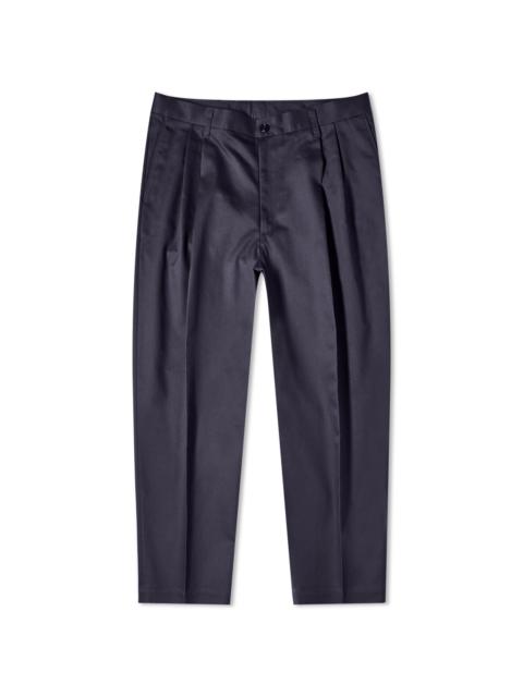 NEIGHBORHOOD SLANTED TUCK PANTS (BLACK) | REVERSIBLE