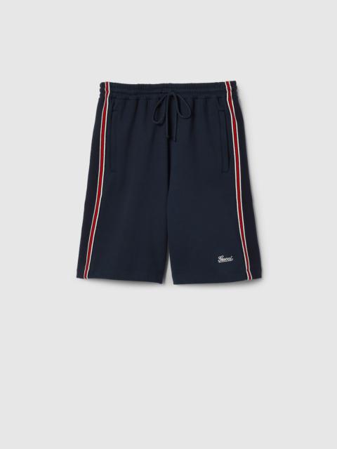 Cotton jersey basketball shorts