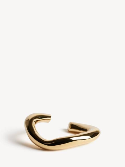 BALENCIAGA Women's Eisa Cuff in Shiny Gold