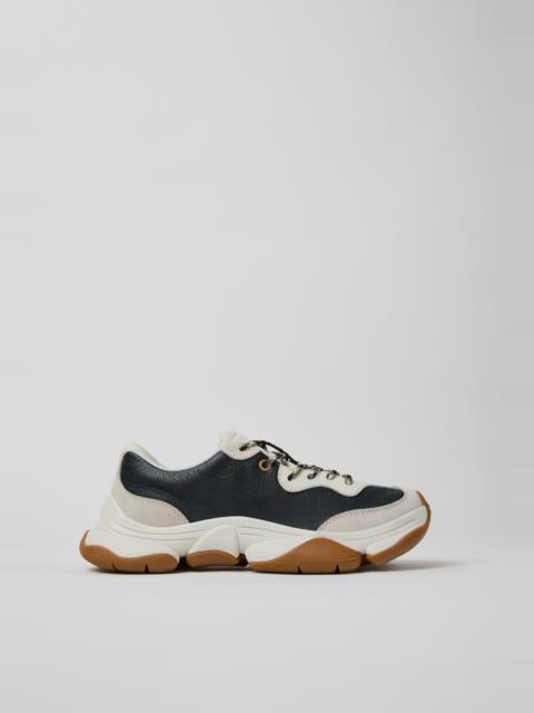 CAMPER Twins White Leather Sneakers for Women.