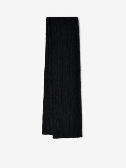 Maison Margiela Cable knit scarf
