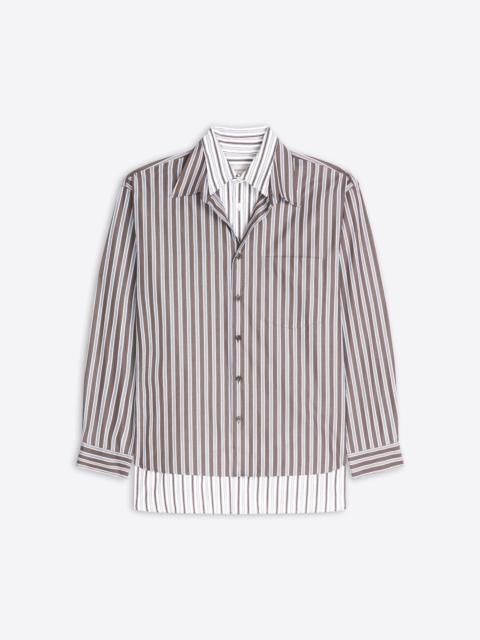 Dries Van Noten DOUBLE-LAYER COTTON SHIRT
