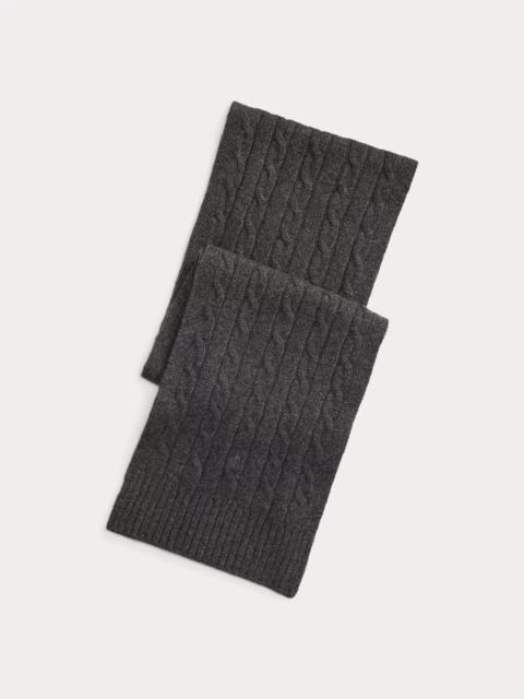 Polo Ralph Lauren Cable-Knit Cashmere Scarf