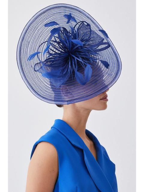 KAREN MILLEN Feather Detail Fascinator
