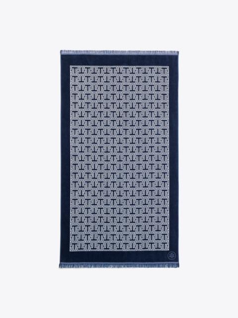 TORY BURCH T-Tile Beach Towel