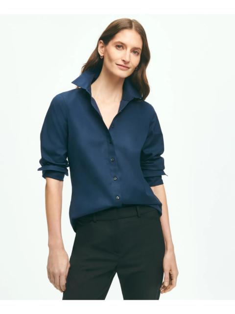 Brooks Brothers Fitted Non-Iron Stretch Supima® Cotton Dress Shirt