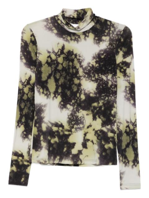 christian wijnants Tugal printed roll-neck top