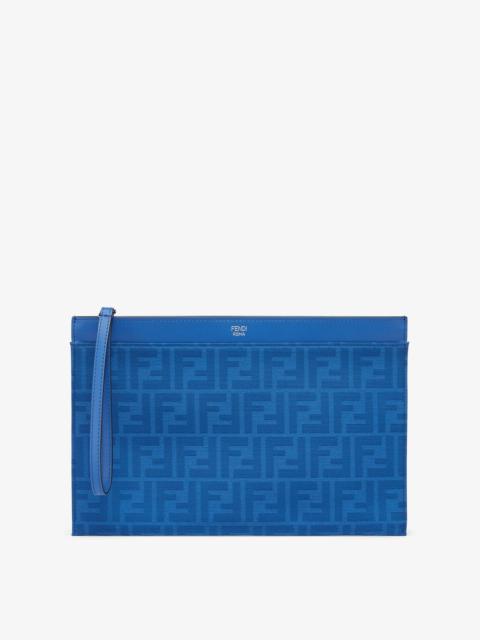 FENDI FF Jacquard Flat Pouch Medium