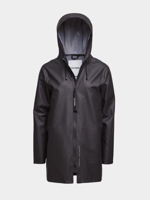 Stutterheim Stockholm Lightwight Zip Raincoat Black