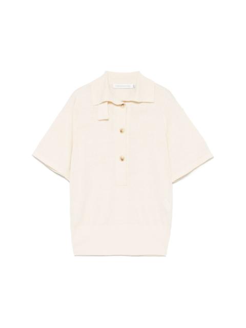 CHRISTOPHER ESBER knitted polo top