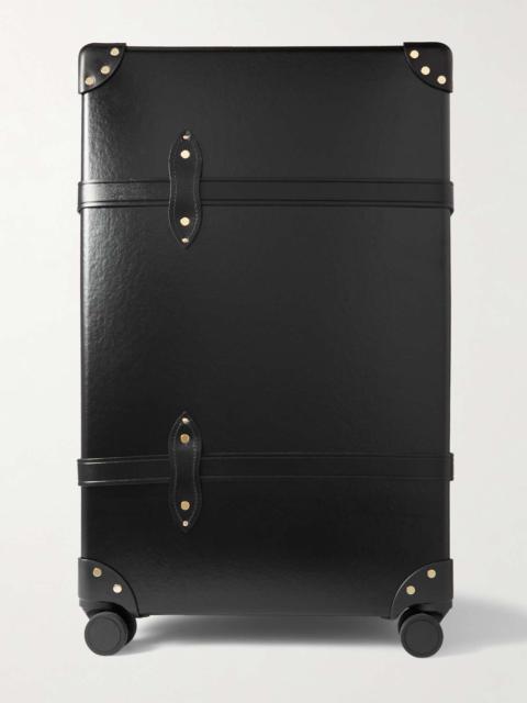 Centenary XL leather-trimmed suitcase