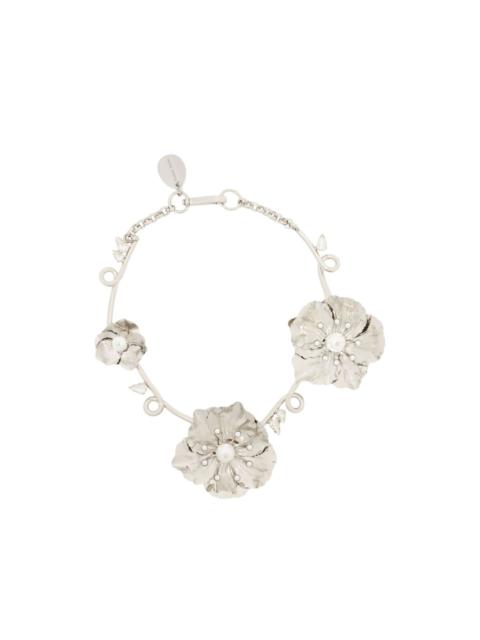 Simone Rocha poppy-design necklace