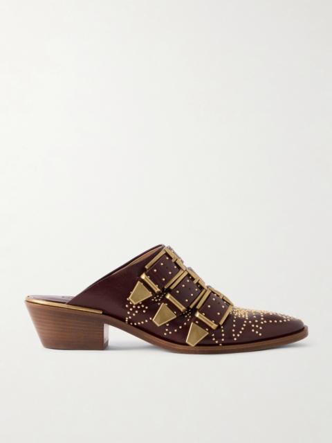 Chloé Susanna Studded Leather Mules