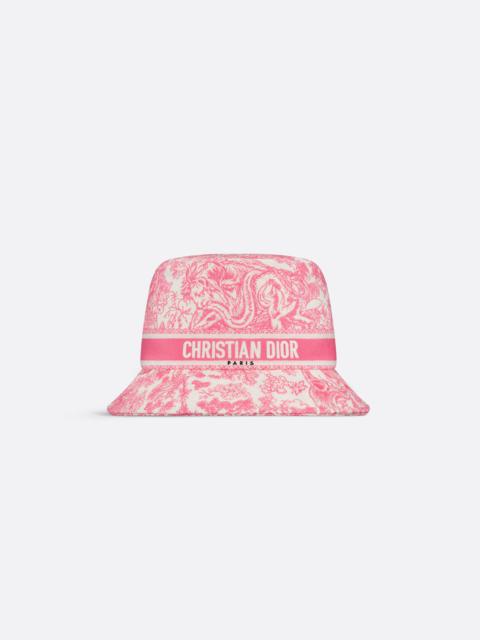 Dior Dioriviera D-Bobby Toile de Jouy Sauvage Small Brim Bucket Hat