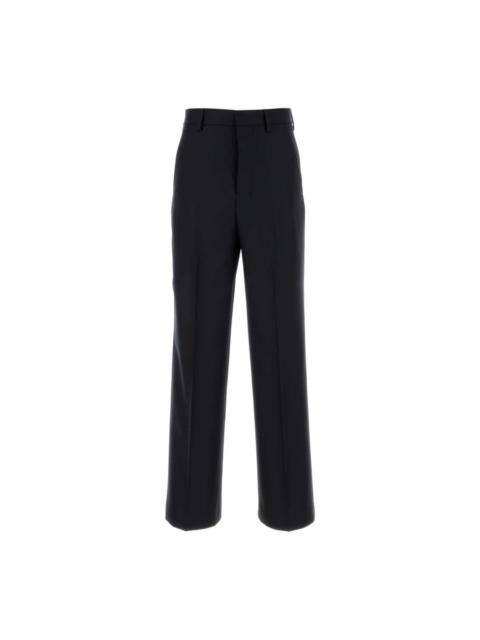 MIDNIGHT BLUE WOOL PANTS
