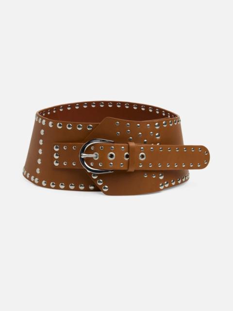 7 For All Mankind STUDDED WAIST BELT in Italian Leather