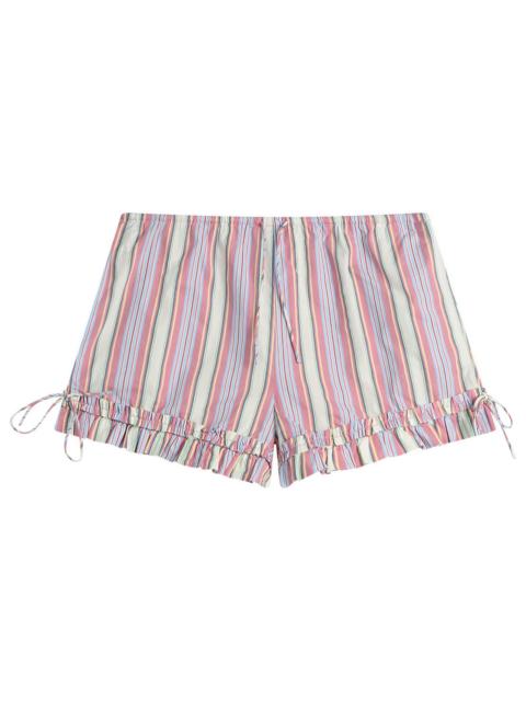 DAMSON MADDER. Damson Madder Mafalda Frilly Tie Bloomer