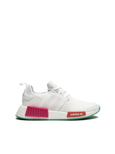 NMD_R1 "White/Magenta/Green" sneakers