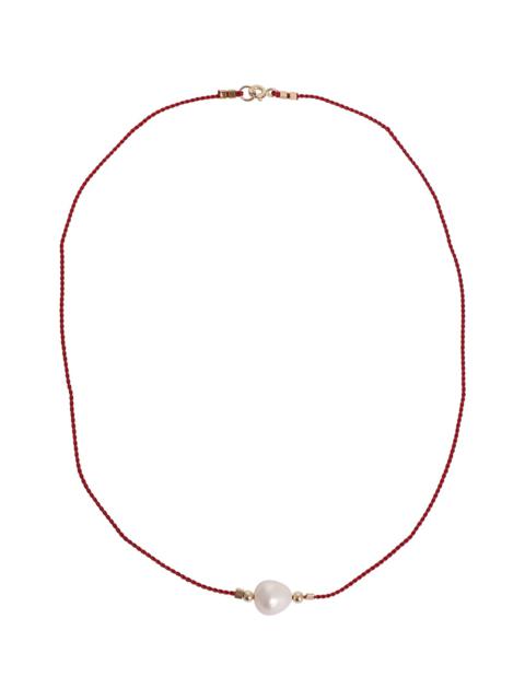 Zimmermann SIGNET PEARL CORD NECKLACE