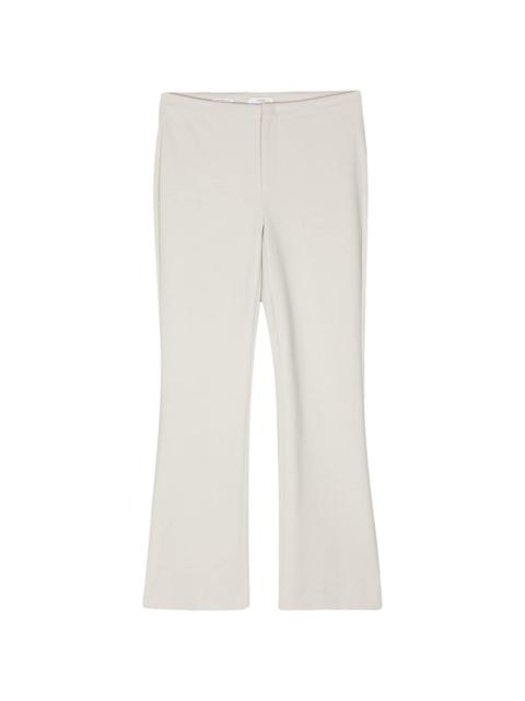 Vince mid-rise flared trousers