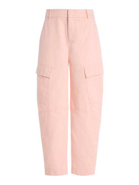 Another Tomorrow Exclusive Cargo Pants light pink