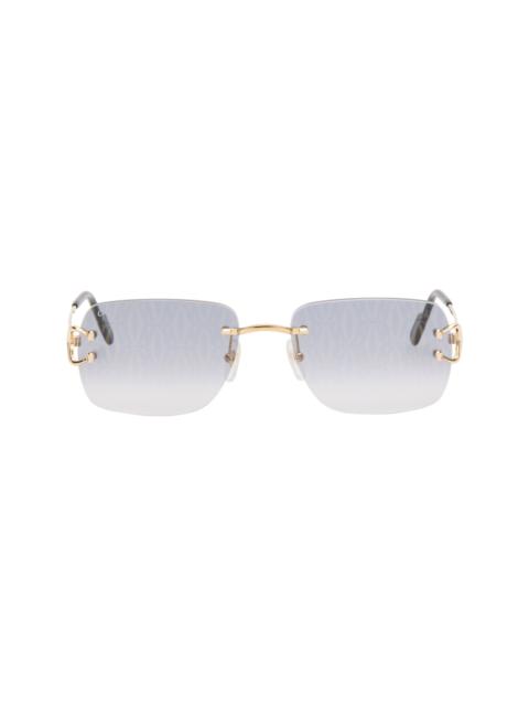 Cartier Gold Classic C Motif Sunglasses
