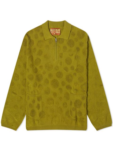 BRAIN DEAD Brain Dead Dot Half Zip Jumper