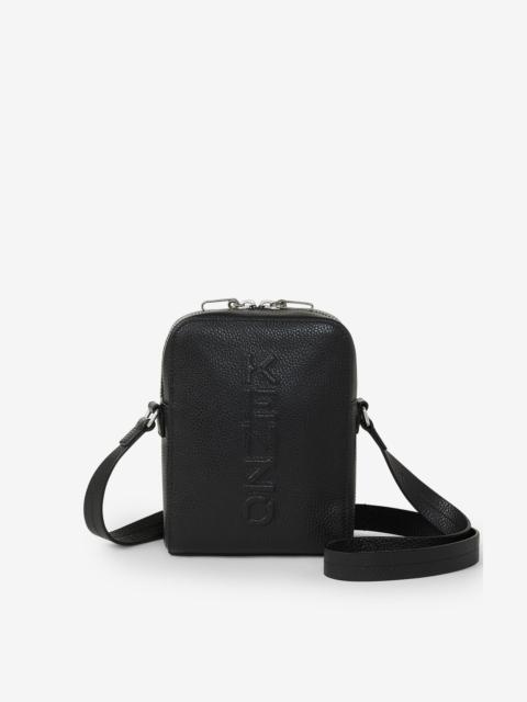 KENZO KENZO Imprint grained leather shoulder bag