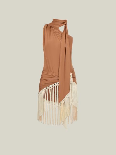 Taller Marmo Siwa Swimsuit in Camel-Ivory