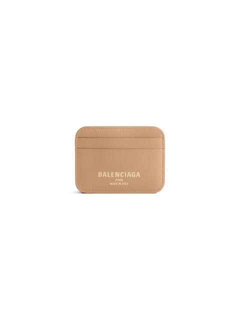 BALENCIAGA Women's Cash 2.0 Card Holder  in Latte