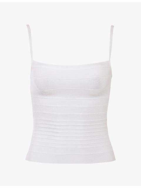 House of CB The Body Bandage Stretch-Woven Top