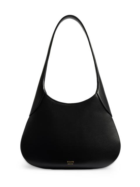 KHAITE Women's Joan Small Leather Hobo Bag - Black