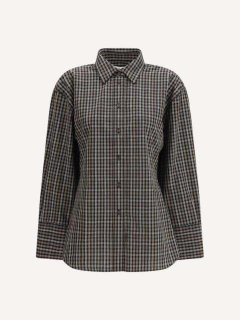 RÓHE Checked shaped Shirt