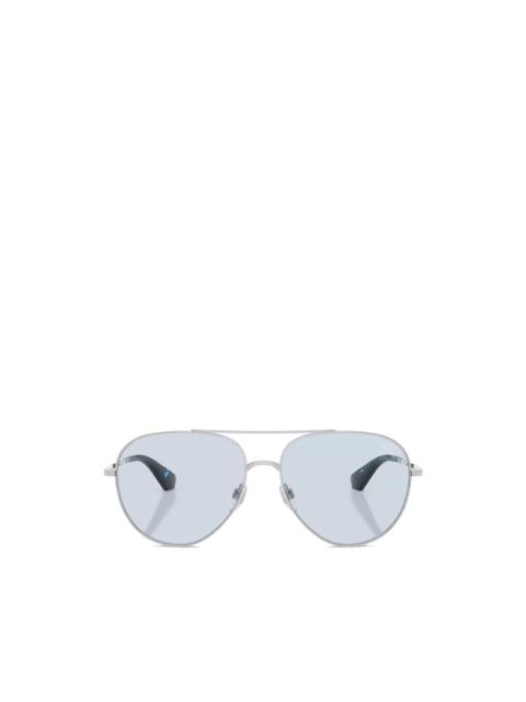 Burberry double-bridge pilot sunglasses