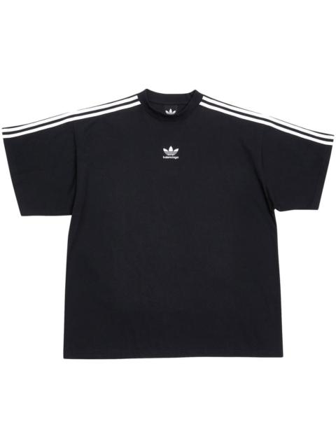 BALENCIAGA x adidas logo-embroidered short-sleeved T-shirt