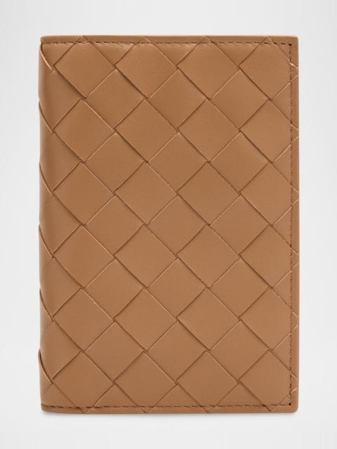 Bottega Veneta Leather Passport Case