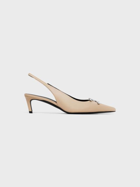 CELINE CELINE ALMA TRIOMPHE SLINGBACK in LAMBSKIN