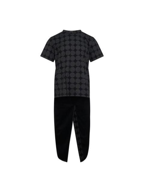 Comme des Garçons Homme Plus Metallic Print Short Sleeve Tee