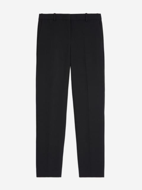 The Kooples BLACK CREPE SUIT PANTS STRAIGHT TAILORED CUT