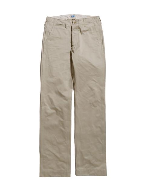 The Real McCoys MP19010 Blue Seal Chino Trousers Beige