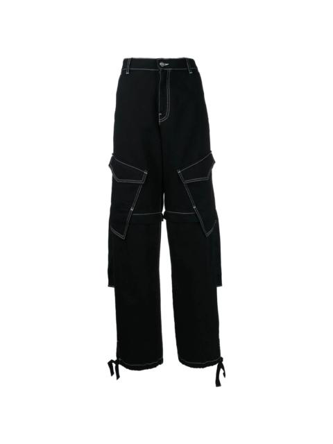 Dion Lee parachute detachable cuff jeans
