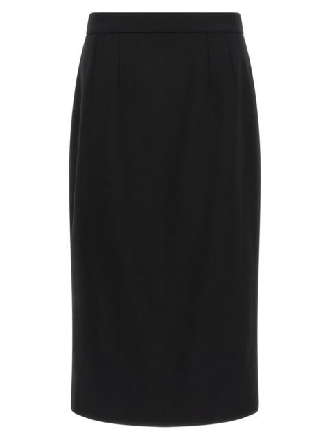 Dolce & Gabbana Stretch Wool Skirt