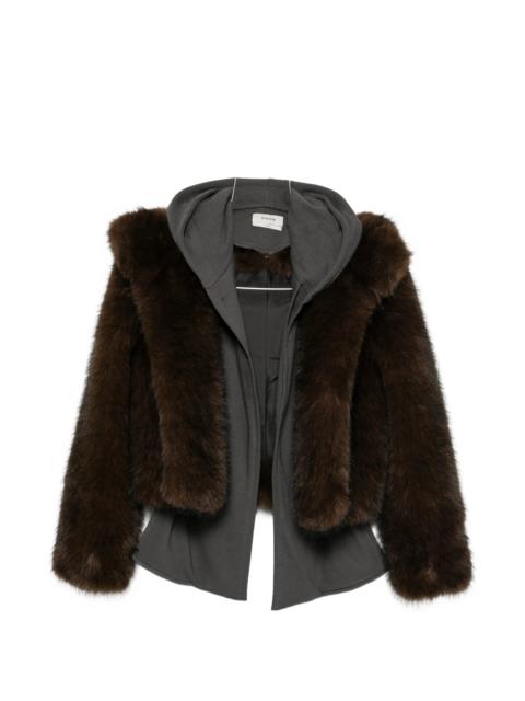 SYSTEM System Faux-fur Hooded Jacket