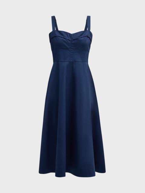 Aila Sleeveless A-Line Midi Dress